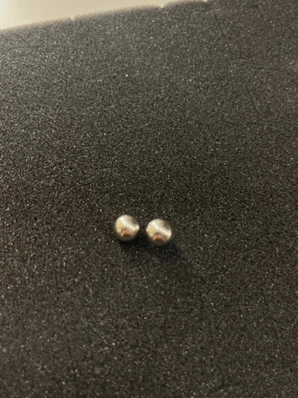 Polished Silver Ball Stud Earrings - Minimalist Everyday Studs